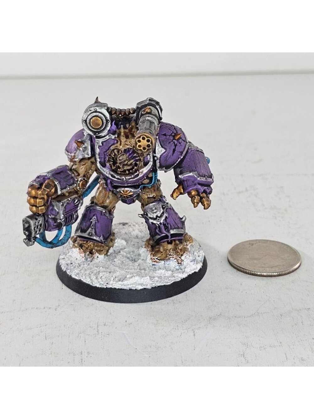 Warhammer 40K Chaos Space Marines Obliterator Painted Plastic Games Workshop A7